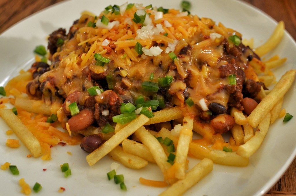 photo of cheese fries
